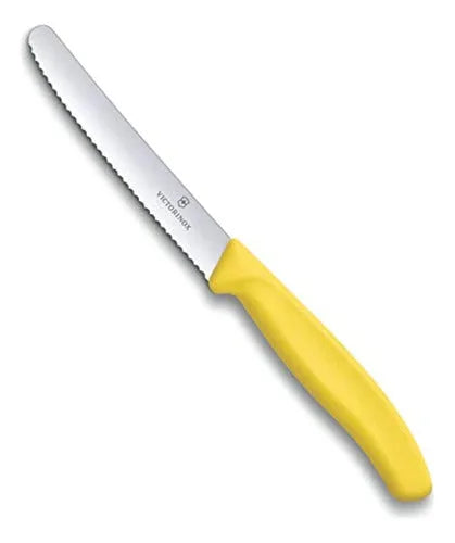 Cuchillo Cocina Victorinox Amarillo 6.7836.l118 Dentado 11cm
