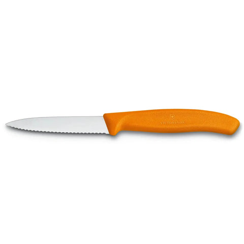 Cuchillo Cocina Victorinox Naranjo 6.7636.l119 Dentado 8cm