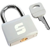 Candado Clásico Aluminio Amarillo Scanavini 3 Llaves