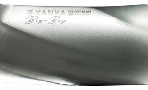 Cuchillo Chef Acero Alemán Kanka 8" — Funda Madera + Grabado Láser Gratis