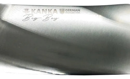 Cuchillo Chef Acero Alemán Kanka 8" — Funda Madera + Grabado Láser Gratis