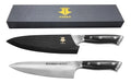Cuchillo Chef Acero Alemán Kanka 8" — Funda Madera + Grabado Láser Gratis