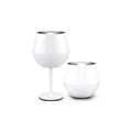 Copa Taca Brasil 400ml Blanca Doble Pared
