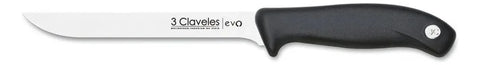 Cuchillo De Cocina 15cm Deshuesar 3 Claveles Evo Acero Color Gris