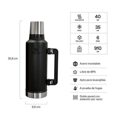 Termo 1.4 Lt Stanley Verde