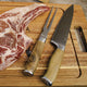 Cuchillo + Tenedor Wayu Premium + Grabado Láser