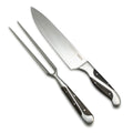 Set Parrillero Wayu Black Edition Cuchillo + Pincho + Grabado Láser