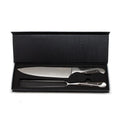 Set Parrillero Wayu Black Edition Cuchillo + Pincho + Grabado Láser