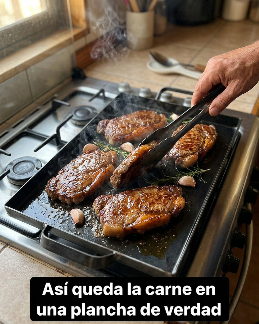 Plancha Churrasquera Argentina Acero al Carbón 2 Quemadores (foto 6)