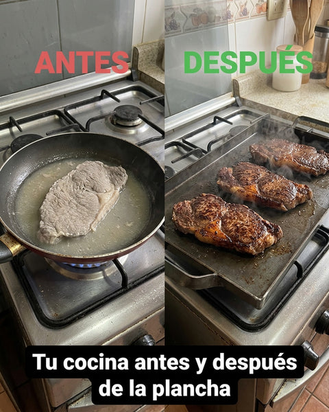 Plancha Churrasquera Argentina Acero al Carbón 2 Quemadores (foto 7)
