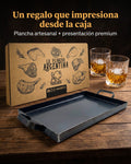 Plancha Churrasquera Argentina Acero al Carbón 2 Quemadores (foto 8)