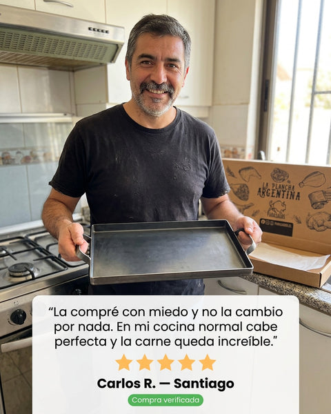 Plancha Churrasquera Argentina Acero al Carbón 2 Quemadores (foto 9)