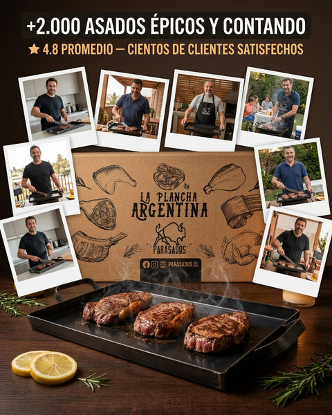 Plancha Churrasquera Argentina Acero al Carbón 2 Quemadores (foto 10)