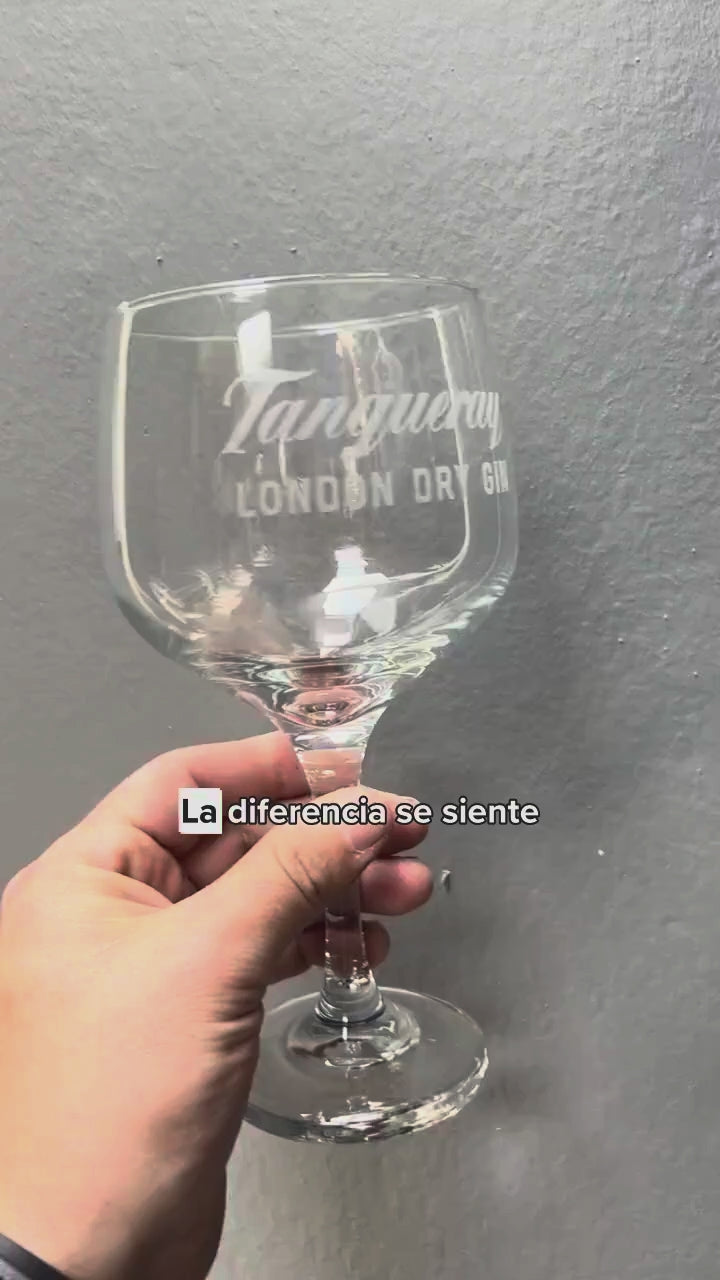 Copas De Gin Tanqueray Pack X4 - 650ml Grabado Láser