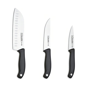 Set 3 Cuchillos 3 Claveles Evolucion N1734 Alveolados + Grabado Personalizado