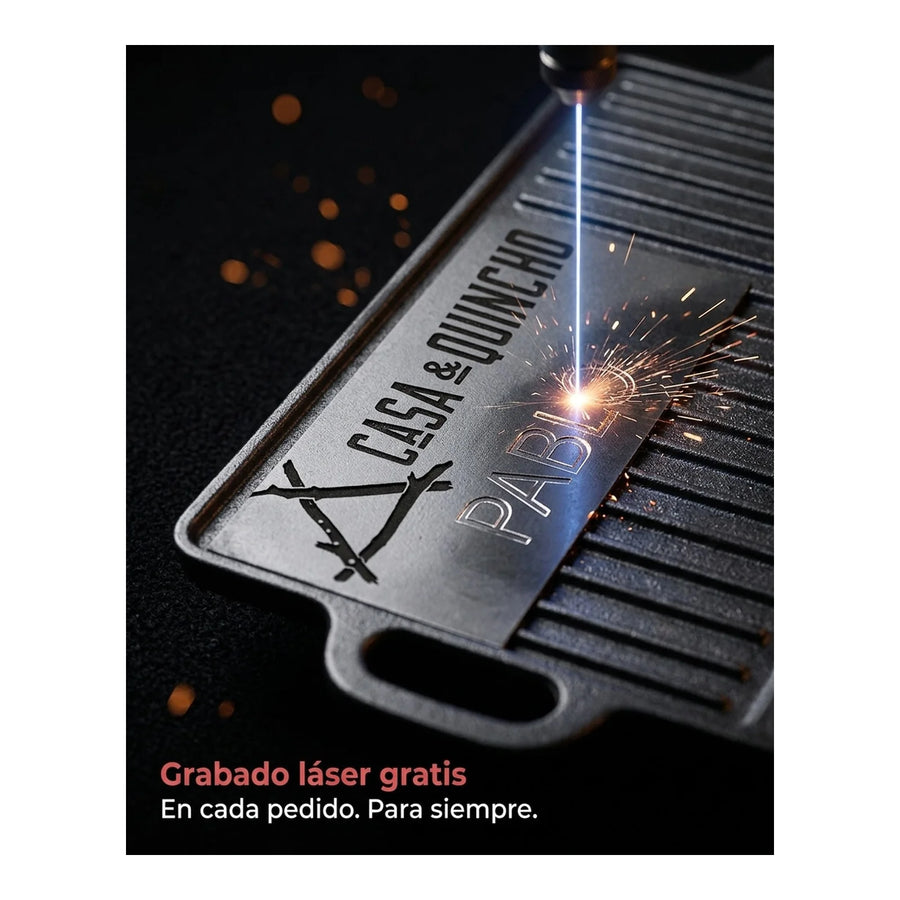 Set 5 Cuchillos Gastronomicos 3 Claveles Profesional + Grabado Personalizado