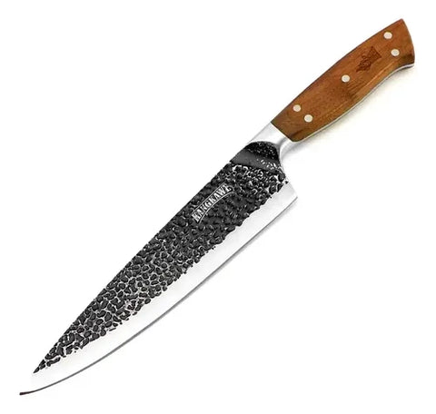 Cuchillo del set parrillero Kangkawe cuchillo martillado y pinza