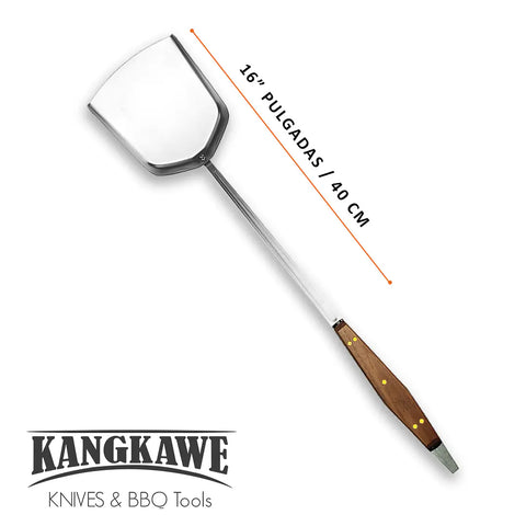Medidas y dimensiones del set parrillero Pro XL Kangkawe pala carbonera y atizador