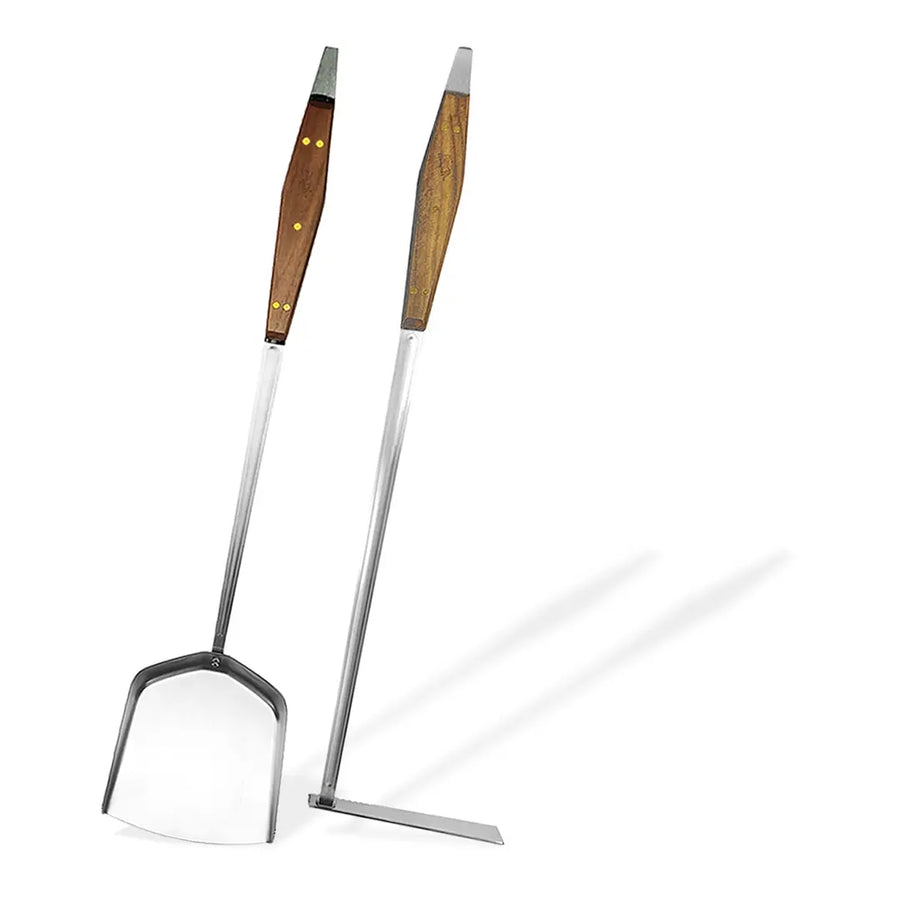 Set parrillero Pro XL Kangkawe pala carbonera y atizador, vista principal