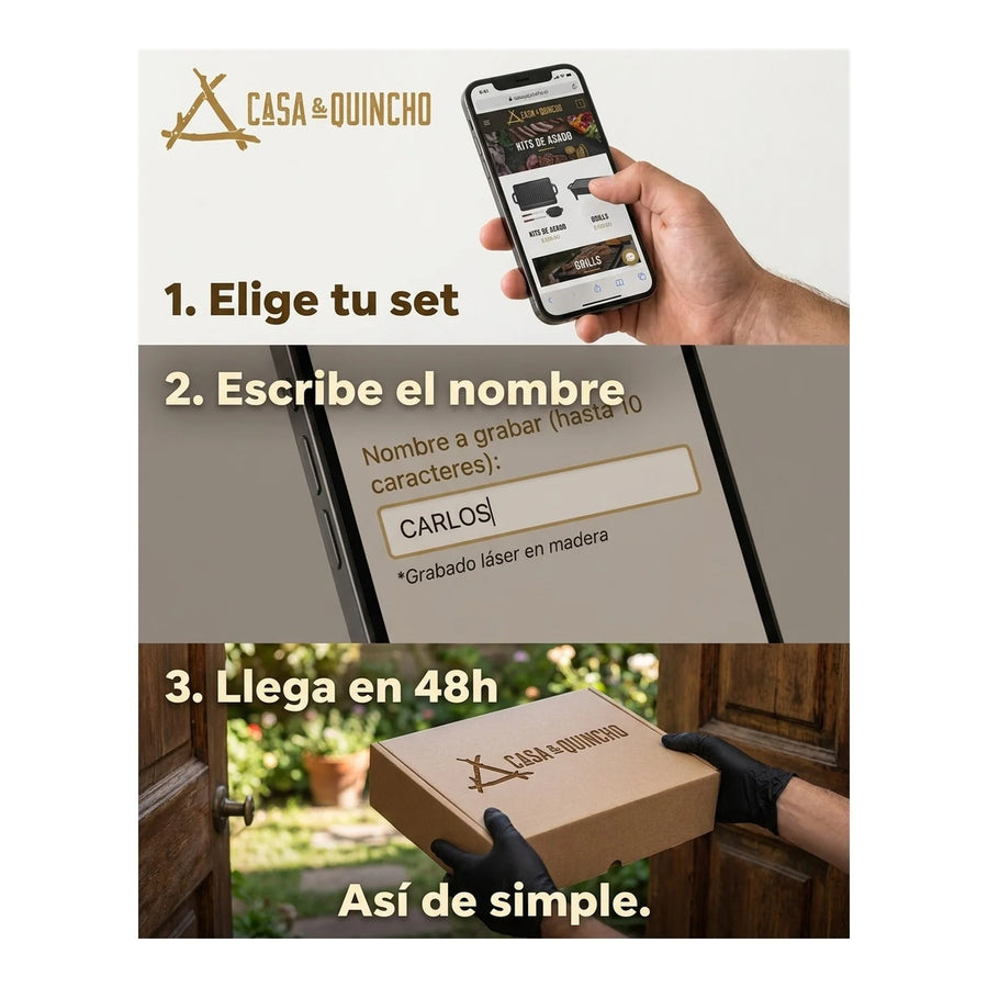 Tabla de Corte Bambu 3 Claveles 33 x 23 cm + Grabado Personalizado