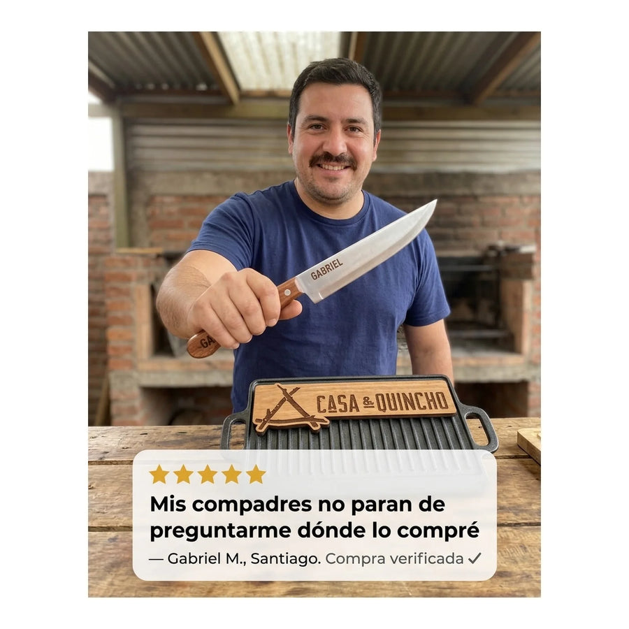 Tabla de Corte Bambu 3 Claveles 33 x 23 cm + Grabado Personalizado
