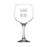 Set 4 Copas Gin 650ml + Grabado Láser
