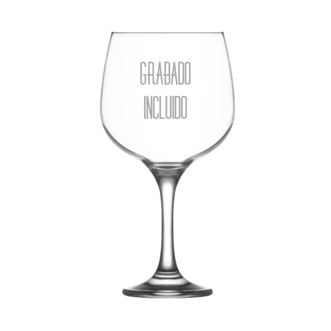 Set 4 Copas Gin 650ml + Grabado Láser