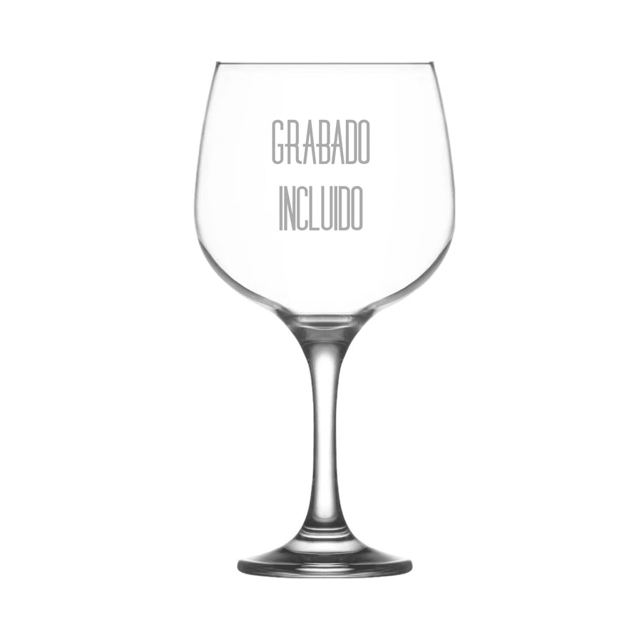Set 4 Copas Gin 650ml + Grabado Láser