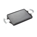 Plancha Churrasquera Reversible 27x21 Cm Hierro Fundido (foto 2)