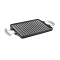 Plancha Churrasquera Reversible 27x21 Cm Hierro Fundido
