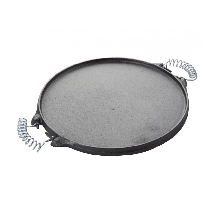 Plancha Churrasquera Reversible Fierro Fundido 25cm Cocina (foto 2)