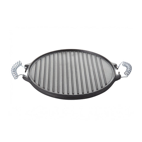 Plancha Churrasquera Reversible Fierro Fundido 25cm Cocina