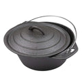 Olla Holandesa 25cm Hierro Fierro Con Alzador Premium