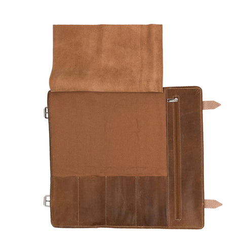 Porta Cuchillos De Cuero Master Grilltech + Grabado Láser