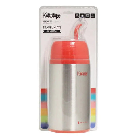 Termo mate Keep Autocebante 400cc Rosa