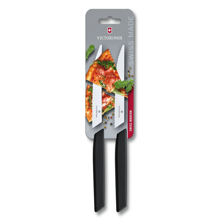 Set De Cuchillos Para Carne Victorinox Negro 6.9003.12wb