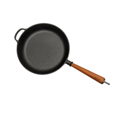 Sartén Hierro Fundido 28cm Wayu Parrilla Asado Bbq Cocina