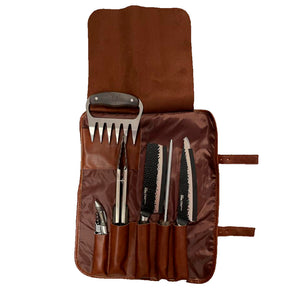 Set Parrillero Wayu 6 Piezas con Estuche + Grabado