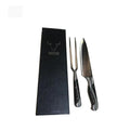 Set Parrillero Wayu Black Edition Cuchillo + Pincho + Grabado Láser