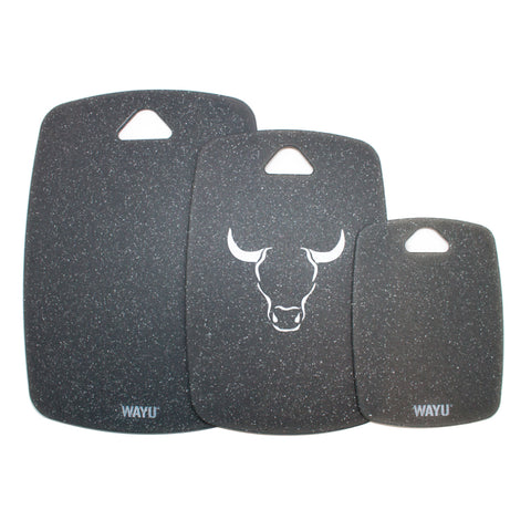 Set 3 Tablas De Corte Wayu Cocina Asado Parrilla Quincho Bbq
