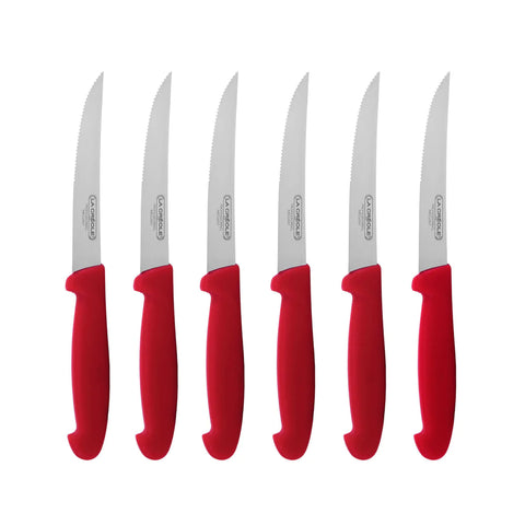 Juego De 6 Cuchillos Para Asados La Creole Cocina Premium
