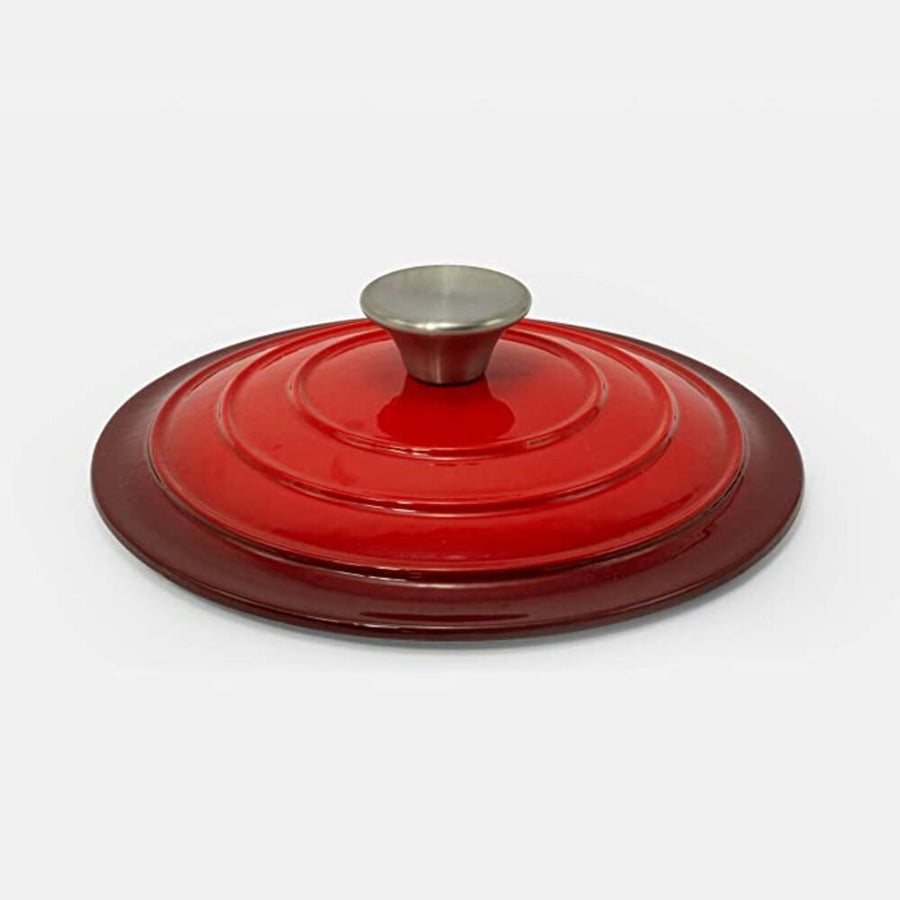 Olla Fierro Fundido Esmaltado 24cm Roja