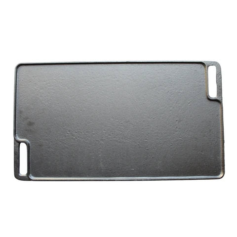 Plancha Churrasquera Reversible 46x26cm Hierro Fundido