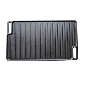 Plancha Churrasquera Reversible 46x26cm Hierro Fundido