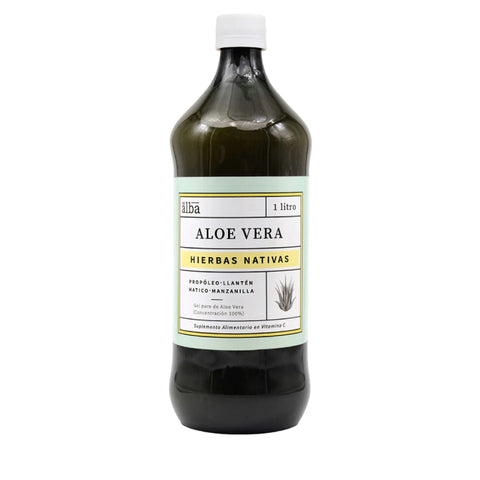 Aloe Vera Gel  Hierbas Nativas 1 Litro Apicola Del Alba