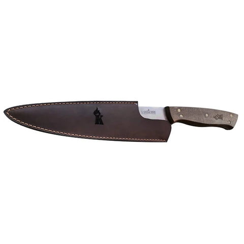 Cuchillo Parrillero Kangkawe + Funda Cuero + Grabado Laser