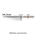 Cuchillo Martillado Chef 8 Premium Grilltech Parrilla Cocina