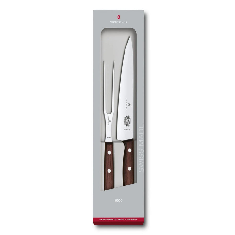 Set Cuchillo + Tenedor Victorinox Premium 5.1020.2g Asado