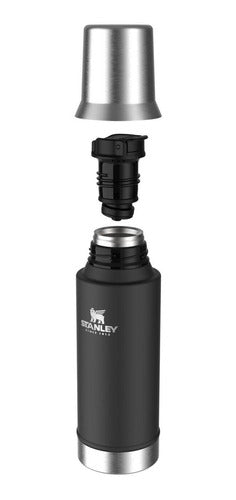 Termo Stanley Mate System Classic 800ml Color Negro Outdoor