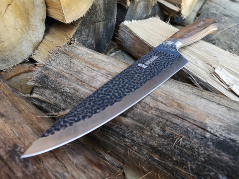 Cuchillo Parrillero Martillado 8 Curacavi Kangkawe Premium